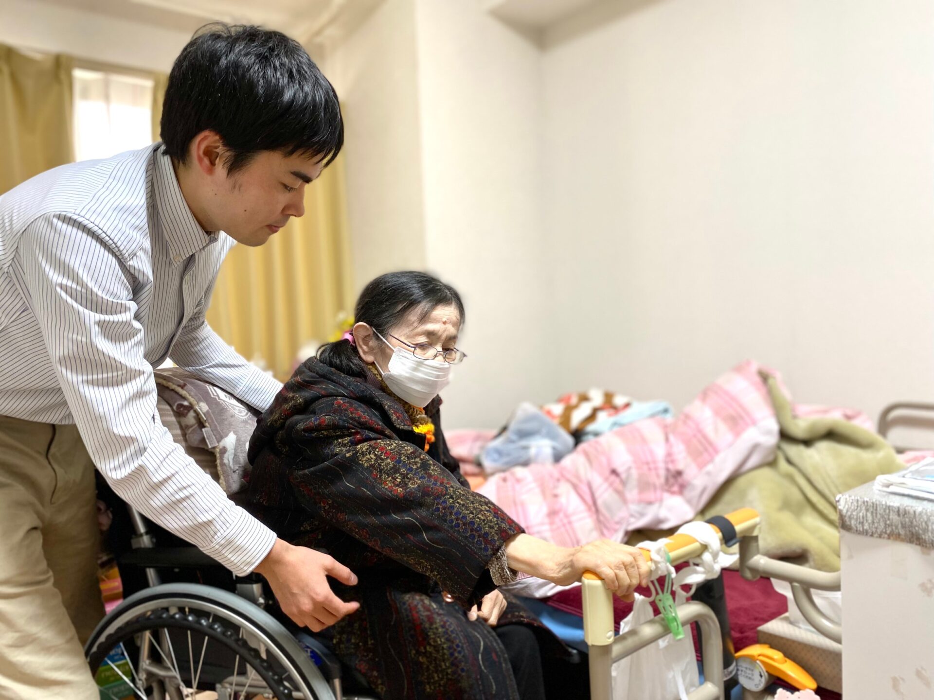 ベッドtoベッドで送る「移送外介助」に対応。